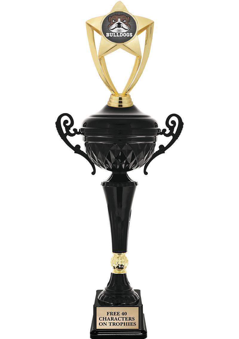 17.4" ONYX BLACK CUP TR W/FIG