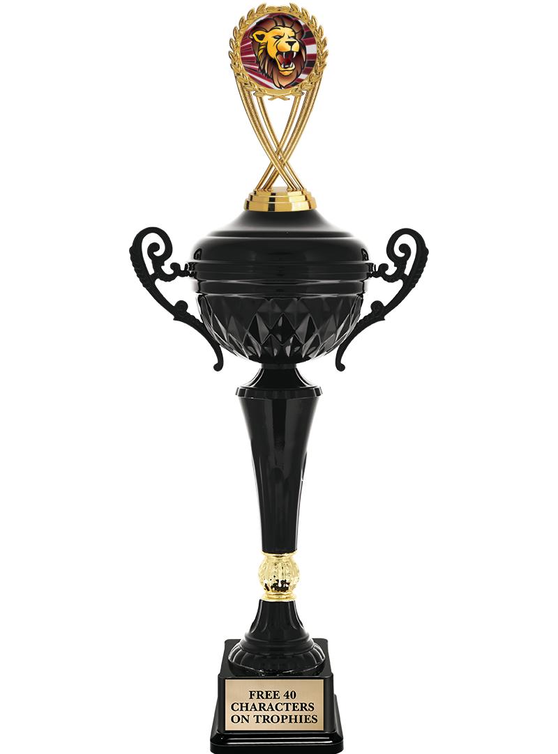 17.4" ONYX BLACK CUP TR W/FIG