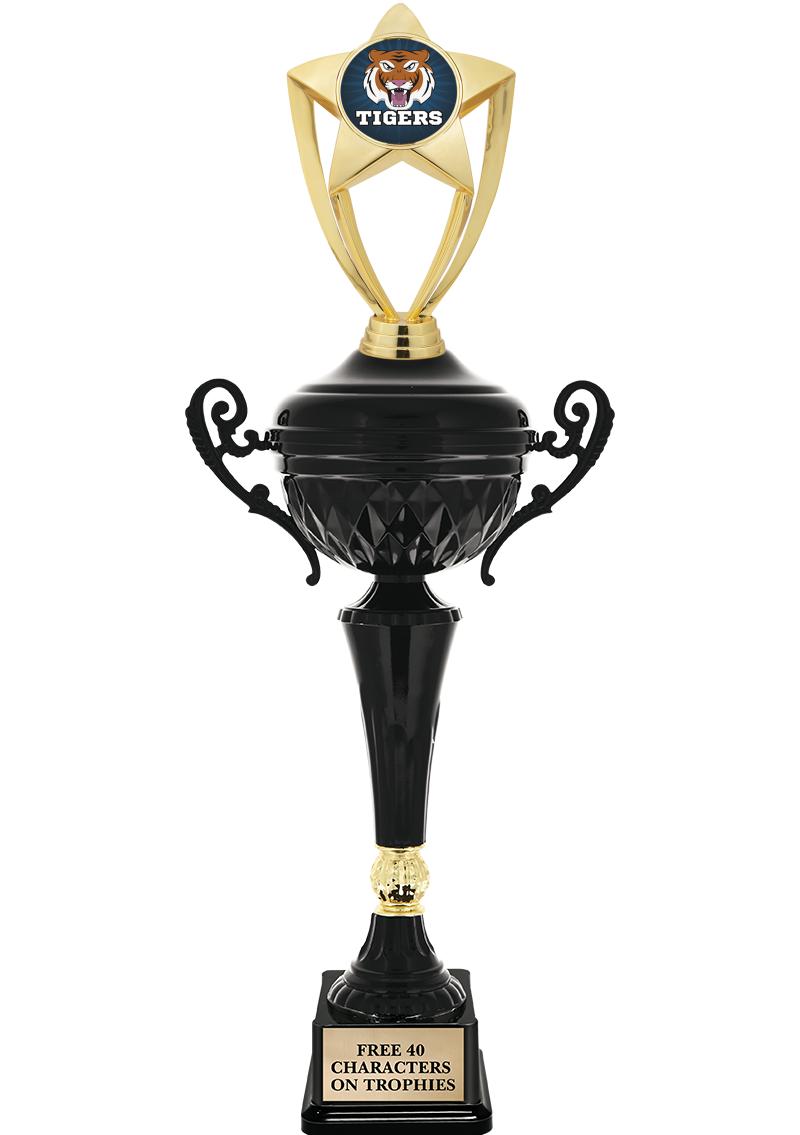 17.4" ONYX BLACK CUP TR W/FIG