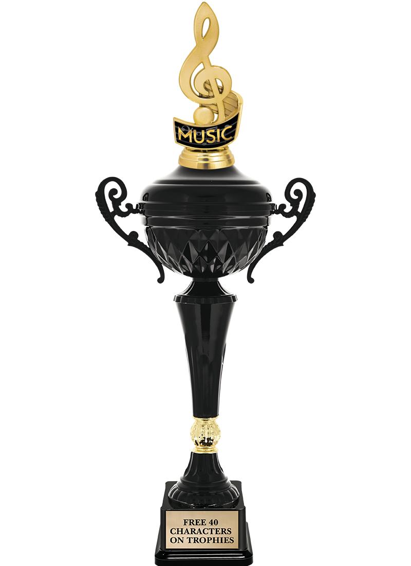 17.4" ONYX BLACK CUP TR W/FIG