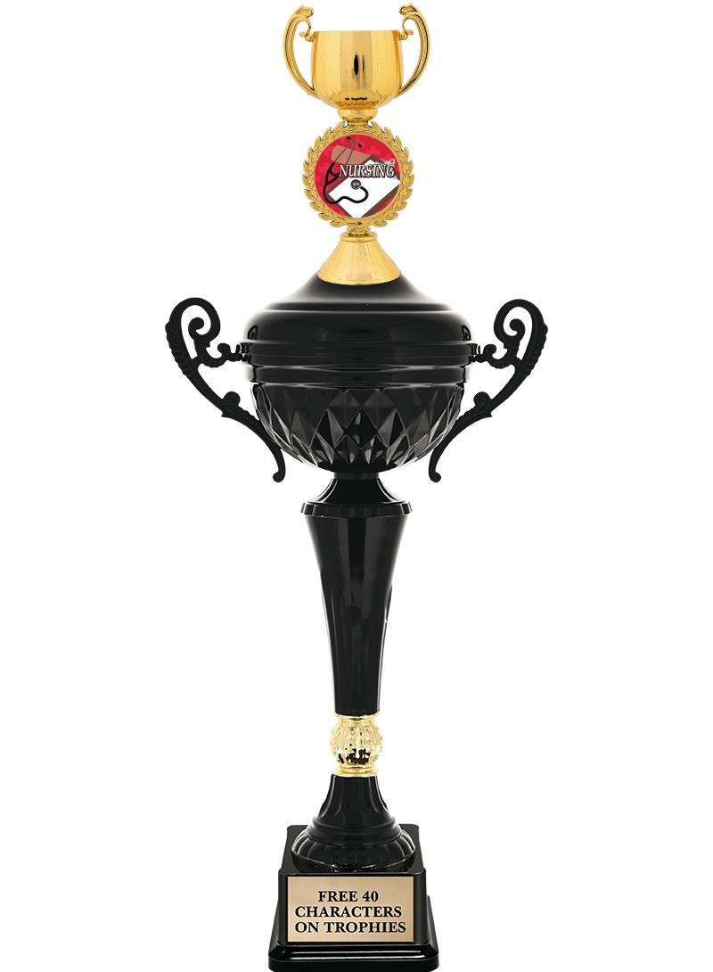 17.4" ONYX BLACK CUP TR W/FIG