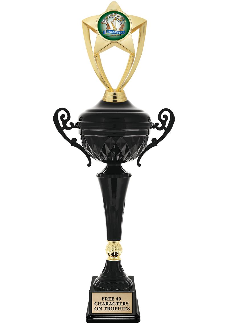 17.4" ONYX BLACK CUP TR W/FIG