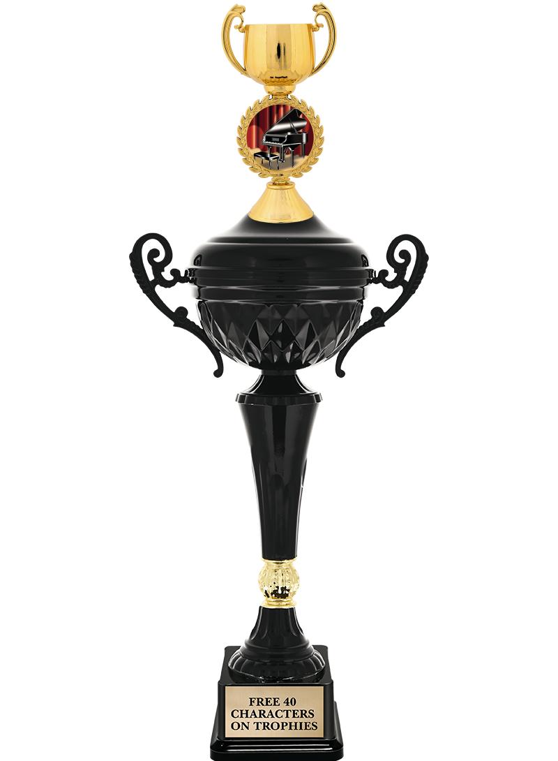 17.4" ONYX BLACK CUP TR W/FIG