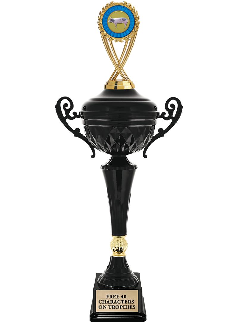 17.4" ONYX BLACK CUP TR W/FIG