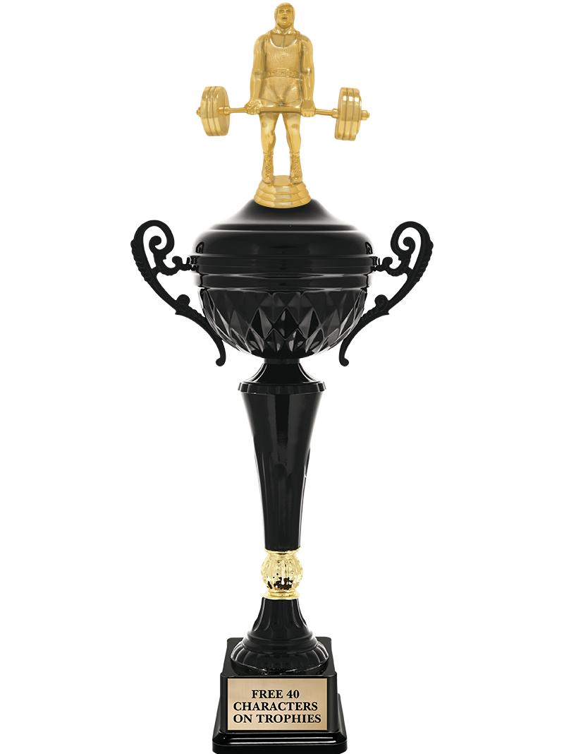 17.4" ONYX BLACK CUP TR W/FIG