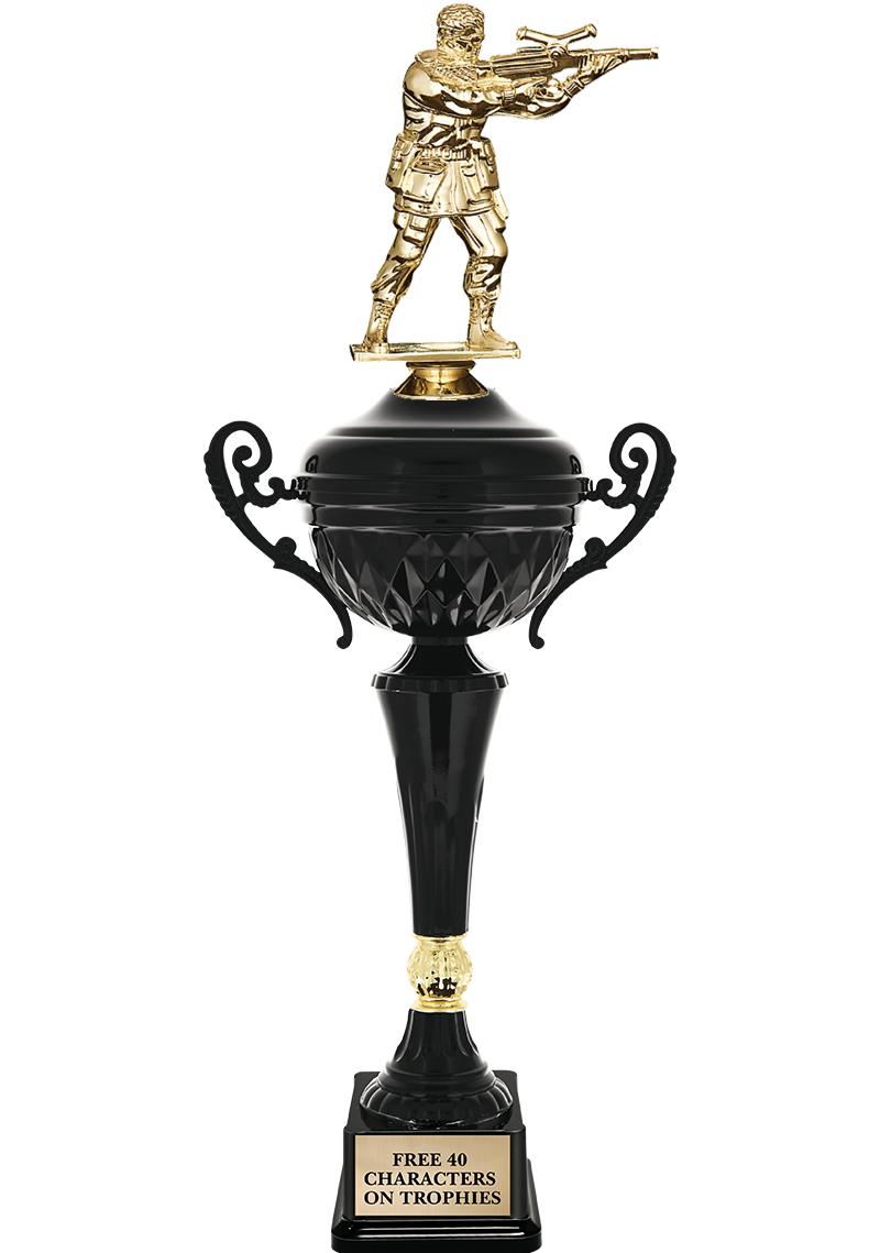 17.4" ONYX BLACK CUP TR W/FIG