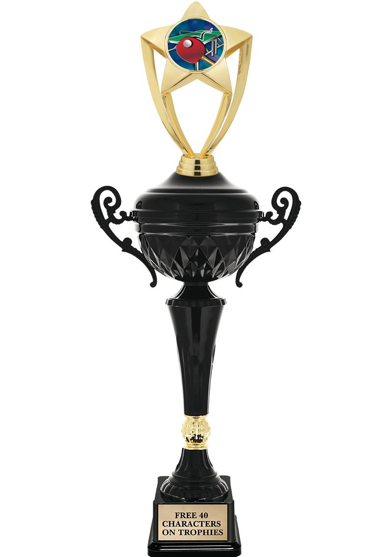 17.4" ONYX BLACK CUP TR W/FIG