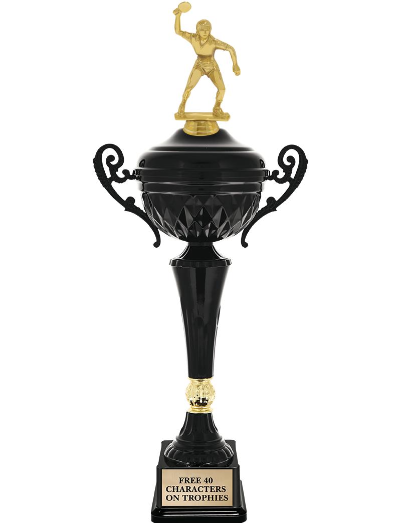 17.4" ONYX BLACK CUP TR W/FIG