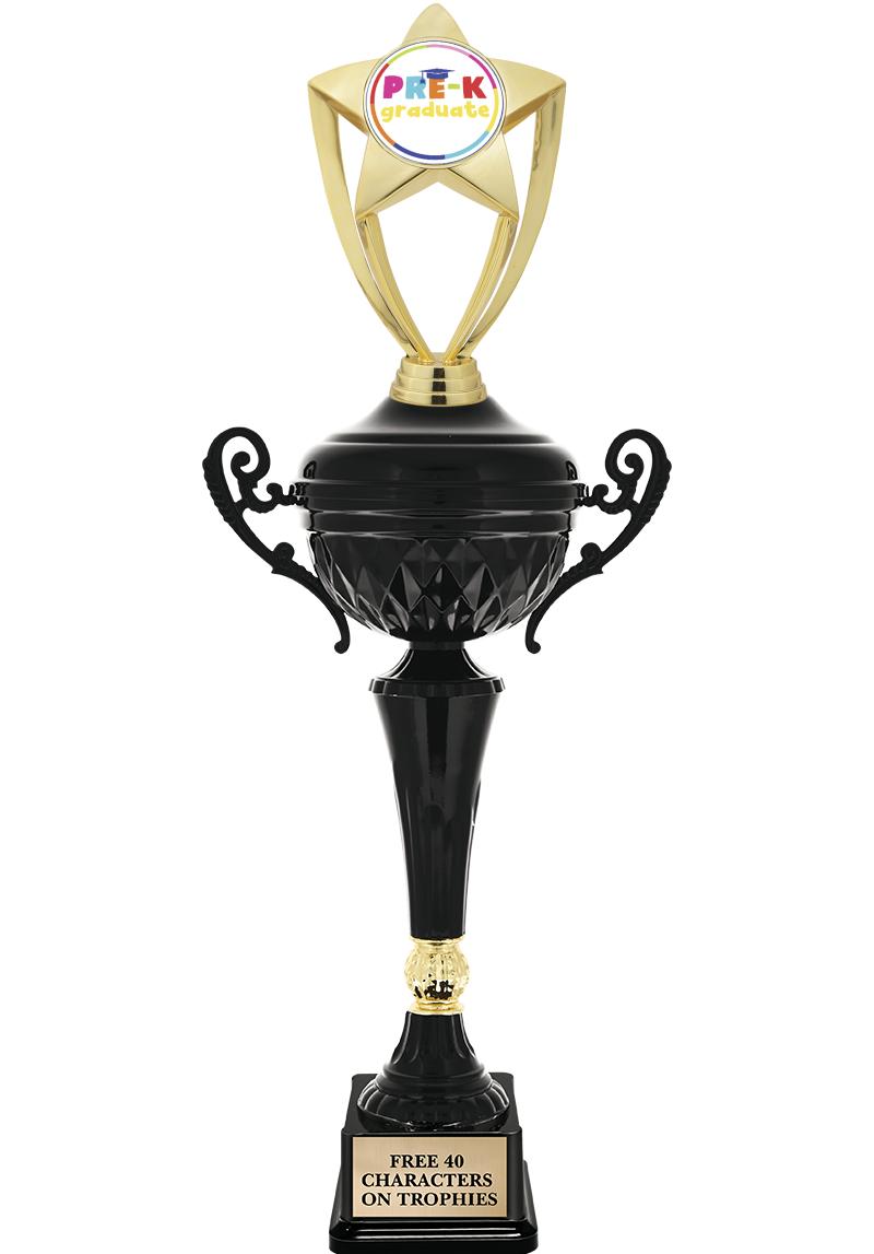 17.4" ONYX BLACK CUP TR W/FIG