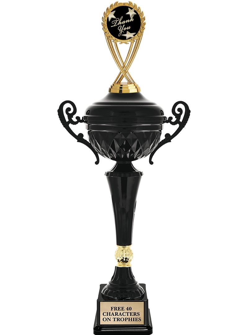 17.4" ONYX BLACK CUP TR W/FIG