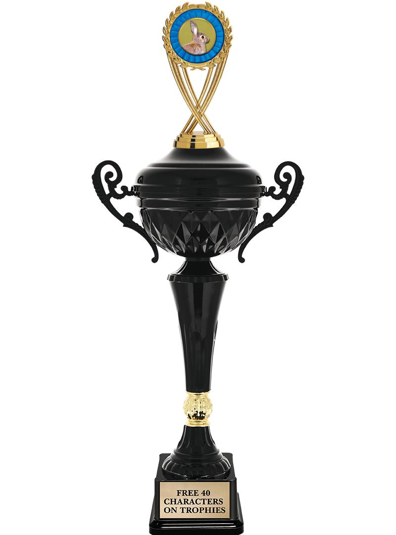 17.4" ONYX BLACK CUP TR W/FIG