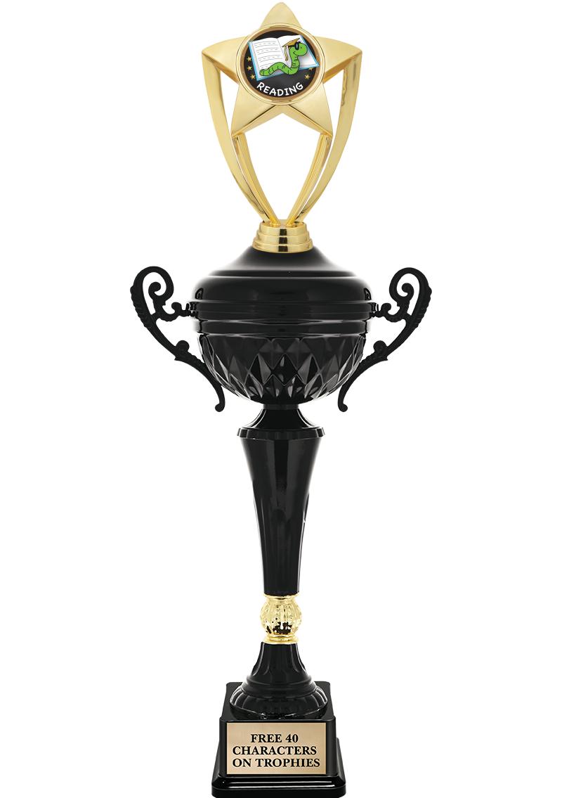 17.4" ONYX BLACK CUP TR W/FIG