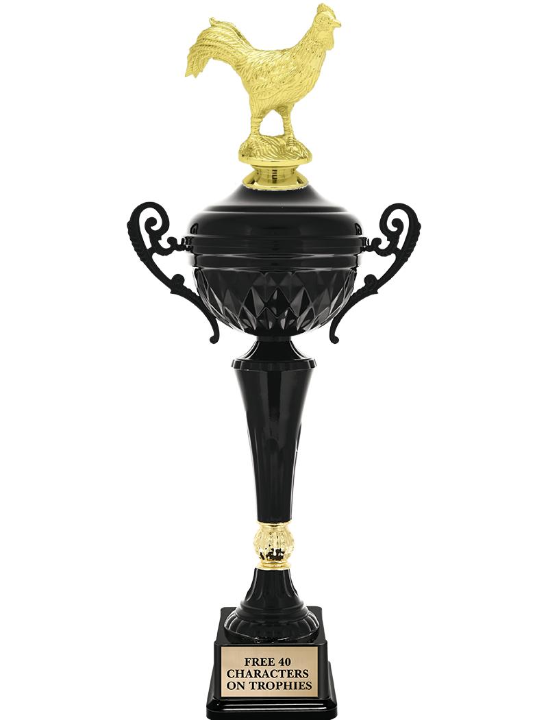 17.4" ONYX BLACK CUP TR W/FIG