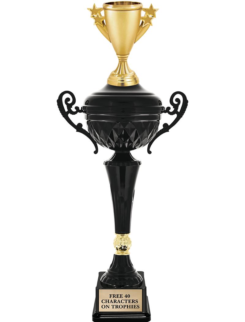 17.4" ONYX BLACK CUP TR W/FIG