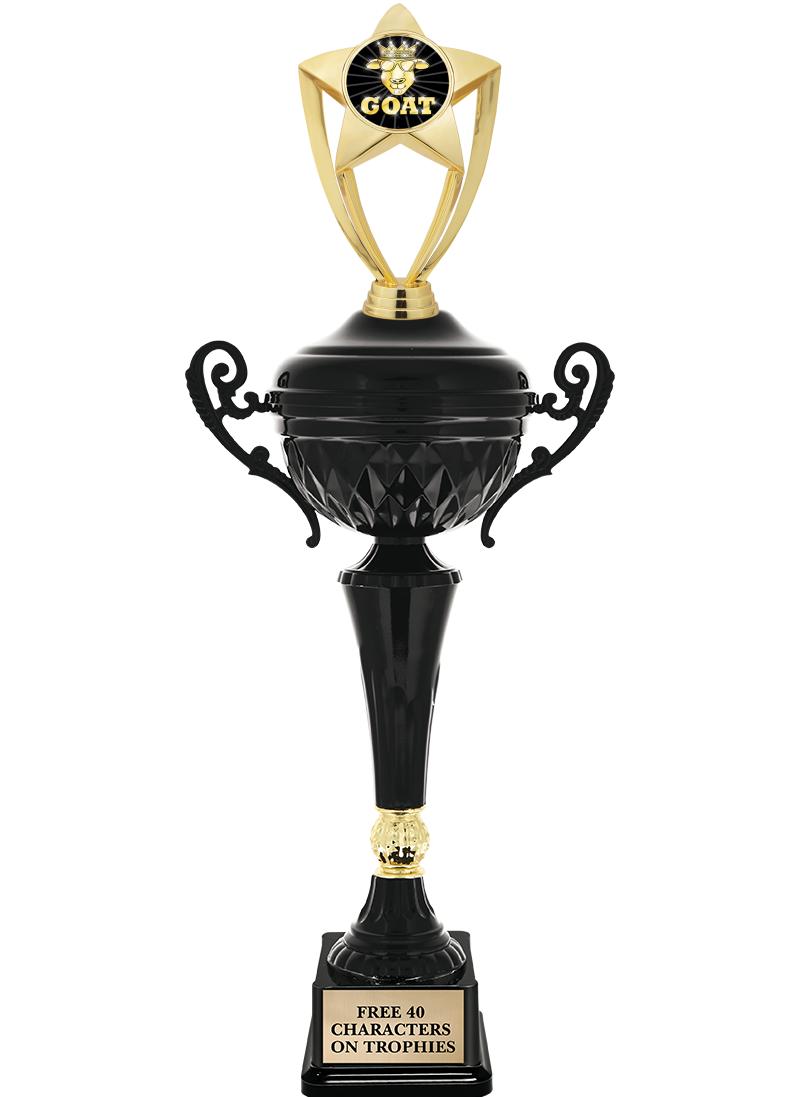 17.4" ONYX BLACK CUP TR W/FIG