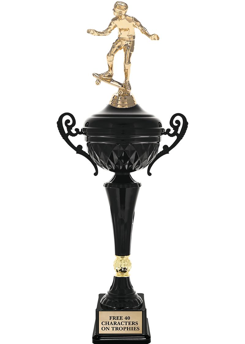 17.4" ONYX BLACK CUP TR W/FIG