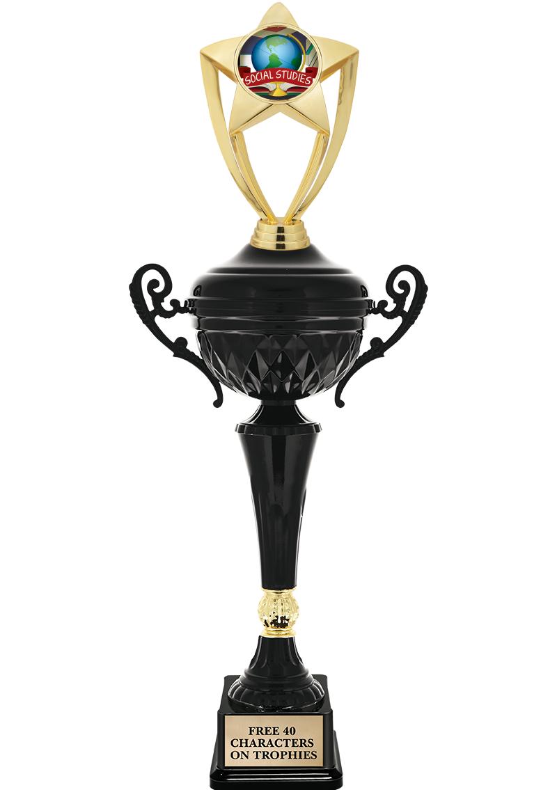 17.4" ONYX BLACK CUP TR W/FIG