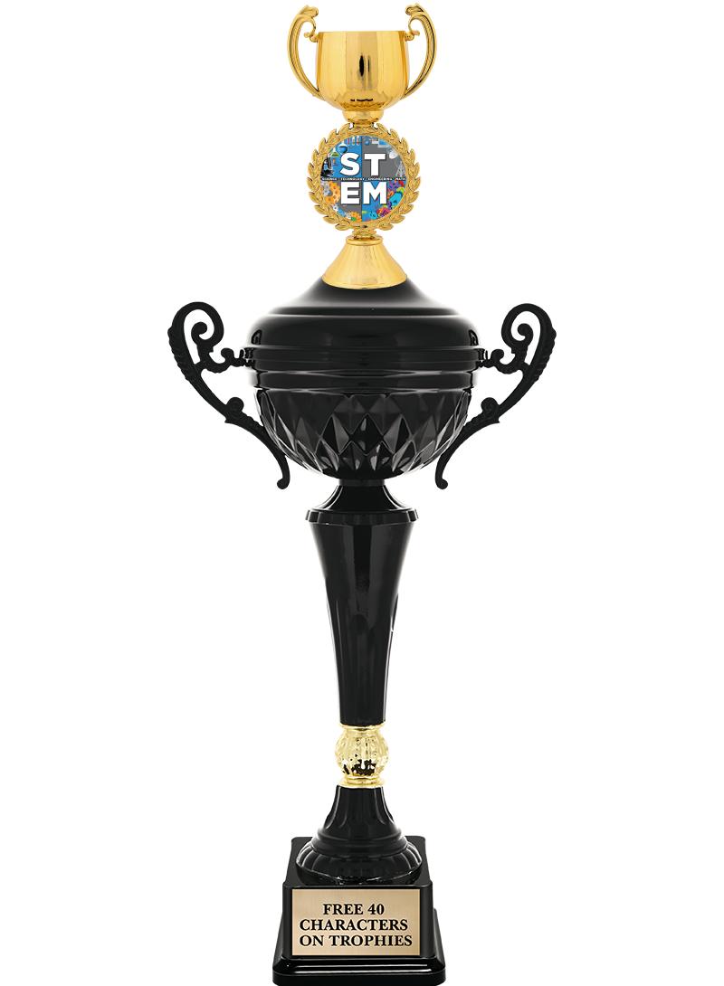 17.4" ONYX BLACK CUP TR W/FIG