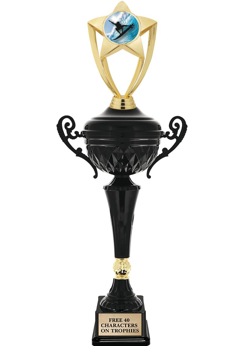 17.4" ONYX BLACK CUP TR W/FIG