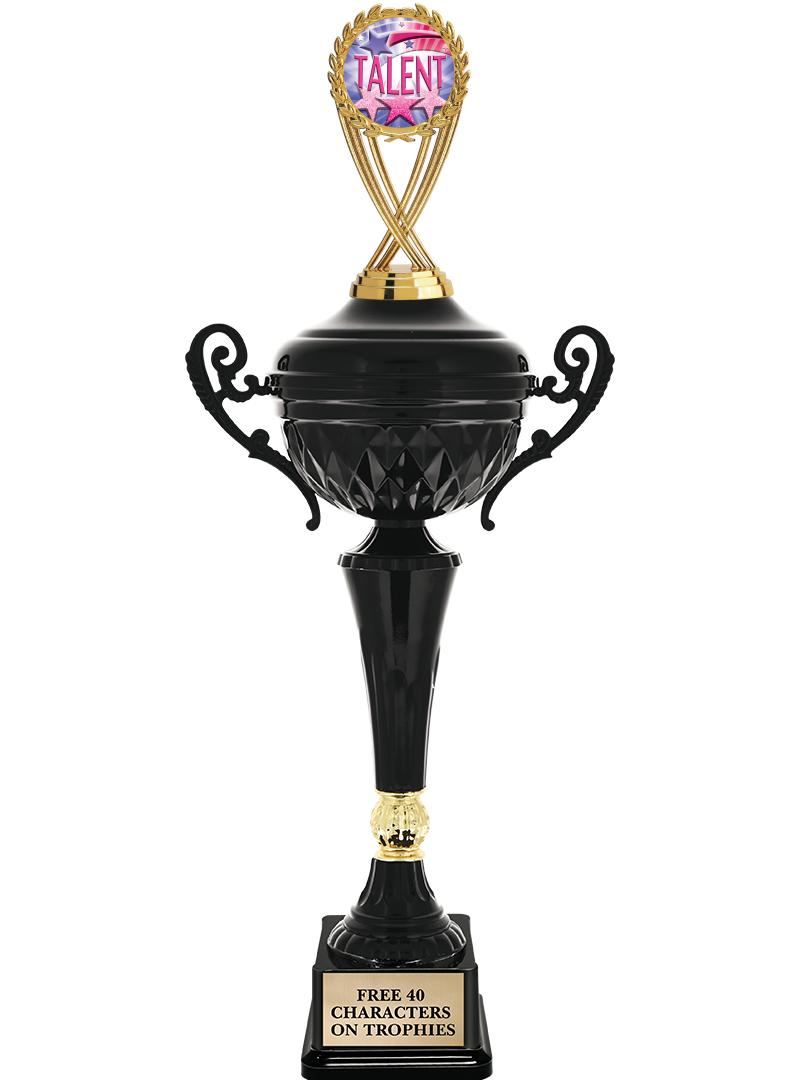 17.4" ONYX BLACK CUP TR W/FIG