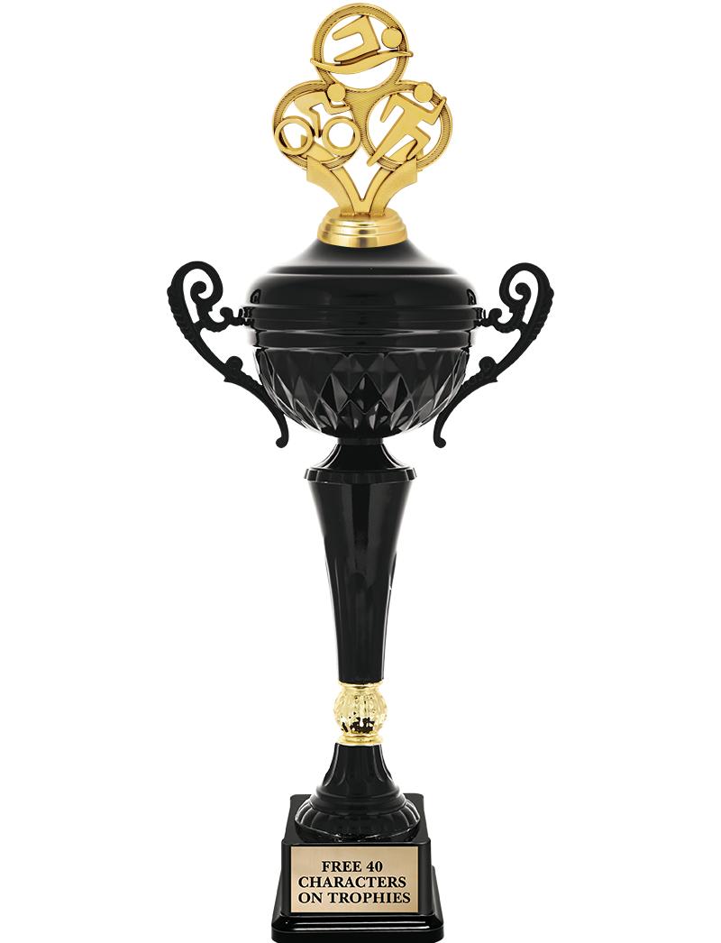 17.4" ONYX BLACK CUP TR W/FIG