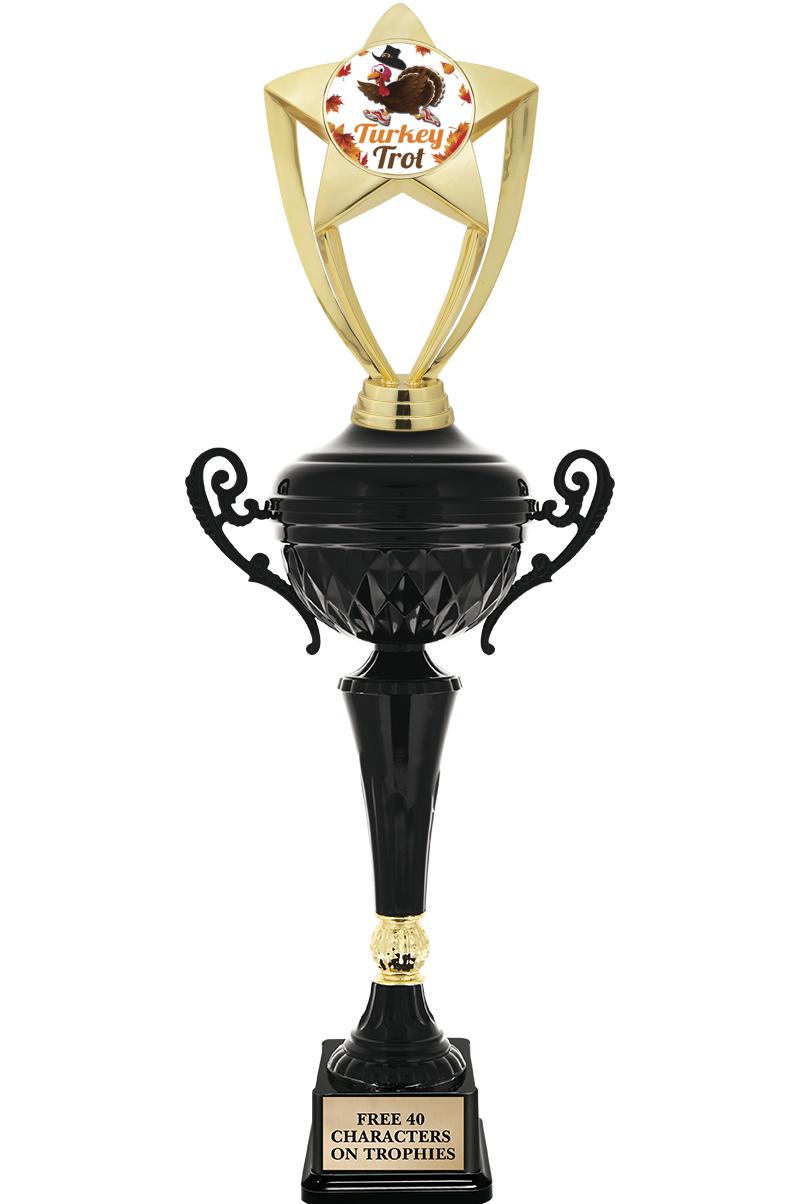 17.4" ONYX BLACK CUP TR W/FIG