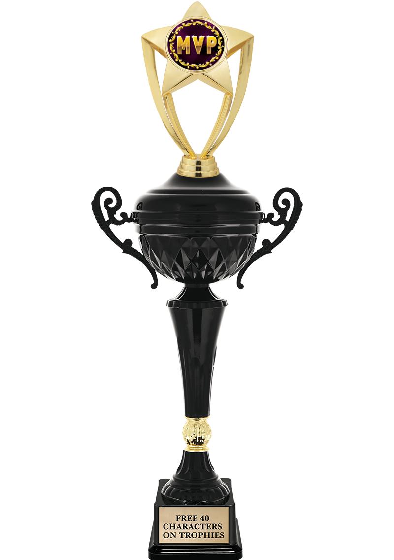 17.4" ONYX BLACK CUP TR W/FIG