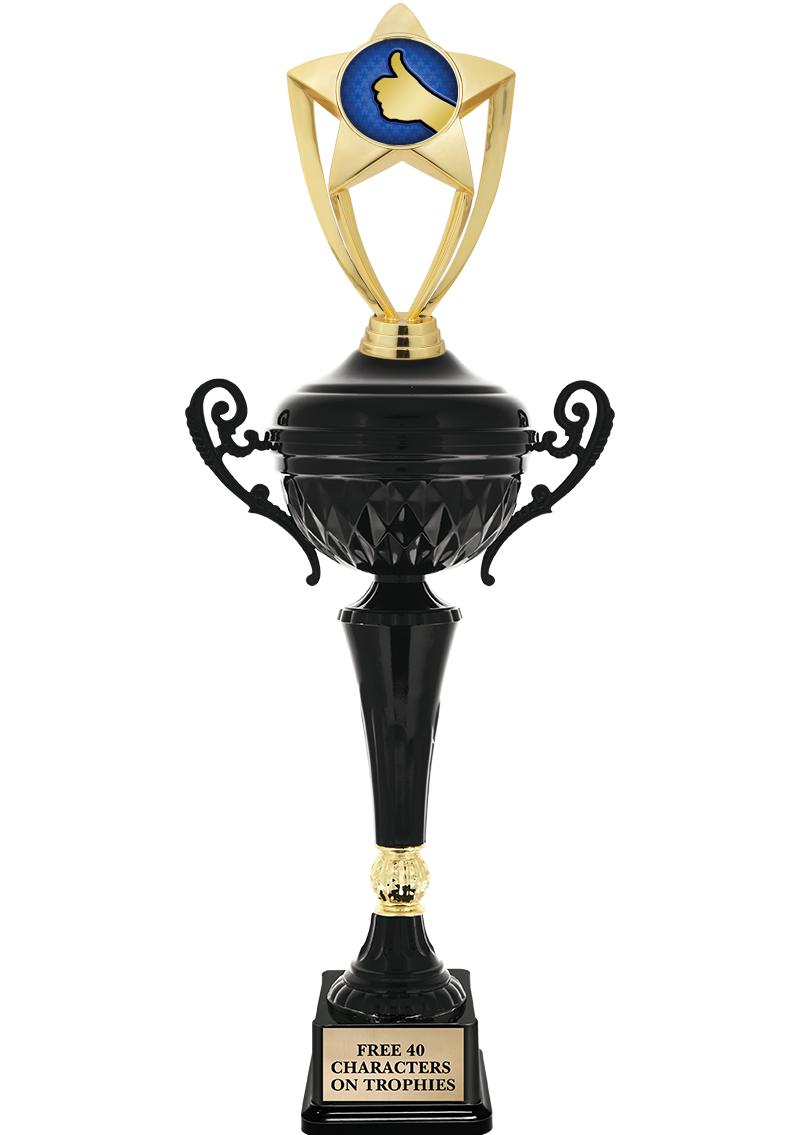 17.4" ONYX BLACK CUP TR W/FIG