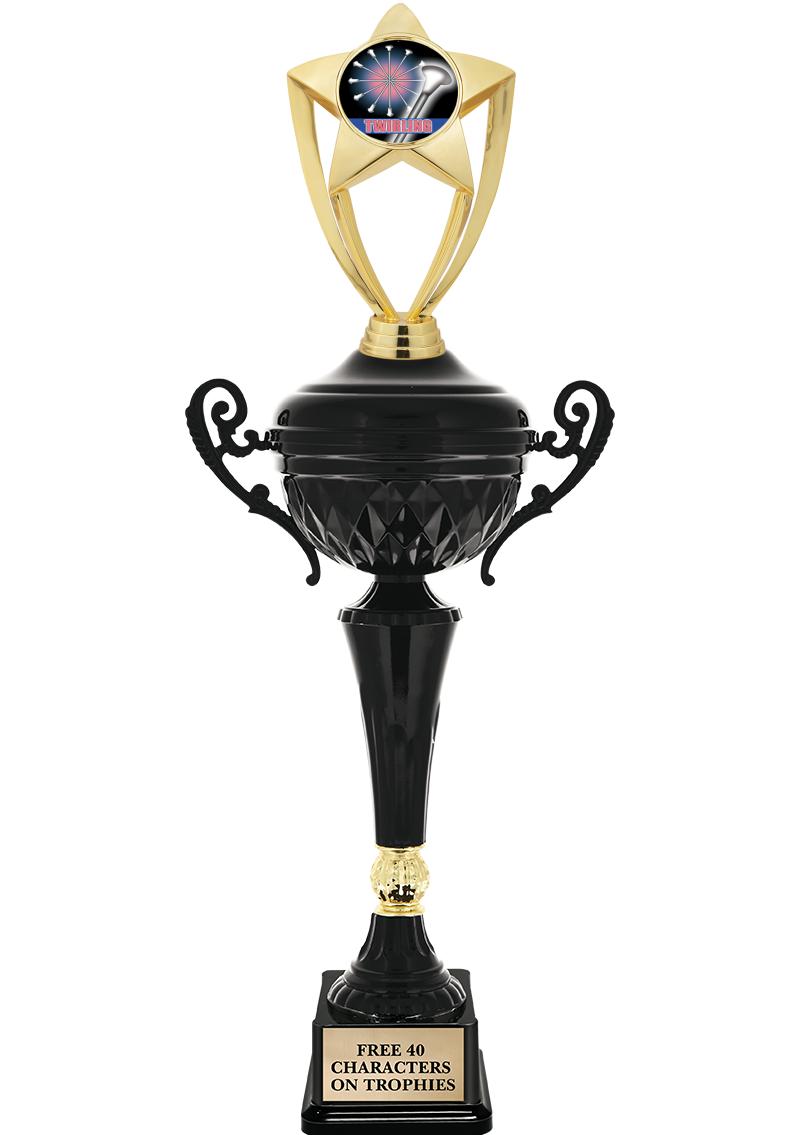 17.4" ONYX BLACK CUP TR W/FIG