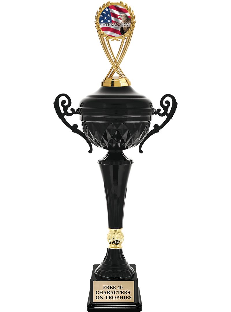 17.4" ONYX BLACK CUP TR W/FIG