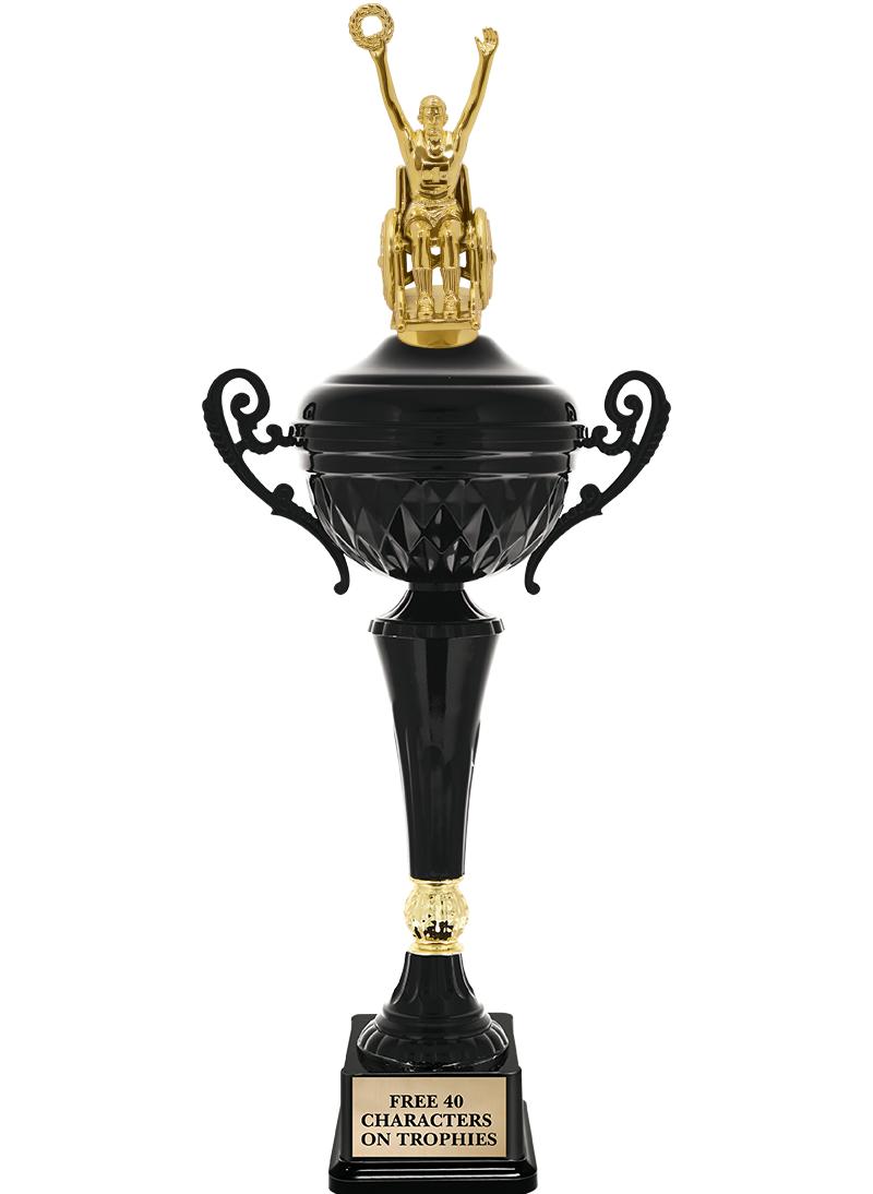 17.4" ONYX BLACK CUP TR W/FIG