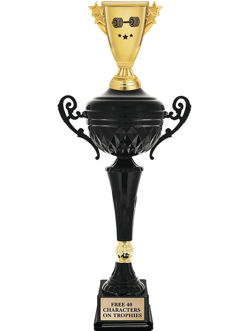 17.4" ONYX BLACK CUP TR W/FIG