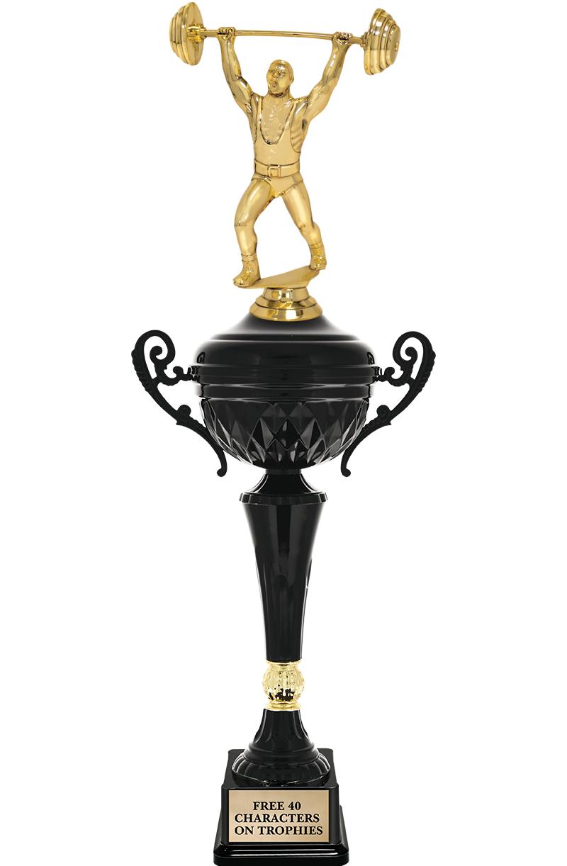 17.4" ONYX BLACK CUP TR W/FIG