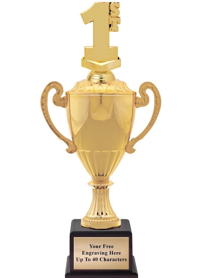 16 3/4" SOVEREIGN CUP W/FIGURE