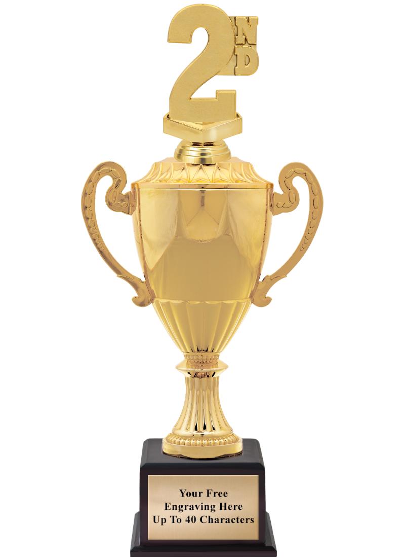 16 3/4" SOVEREIGN CUP W/FIGURE