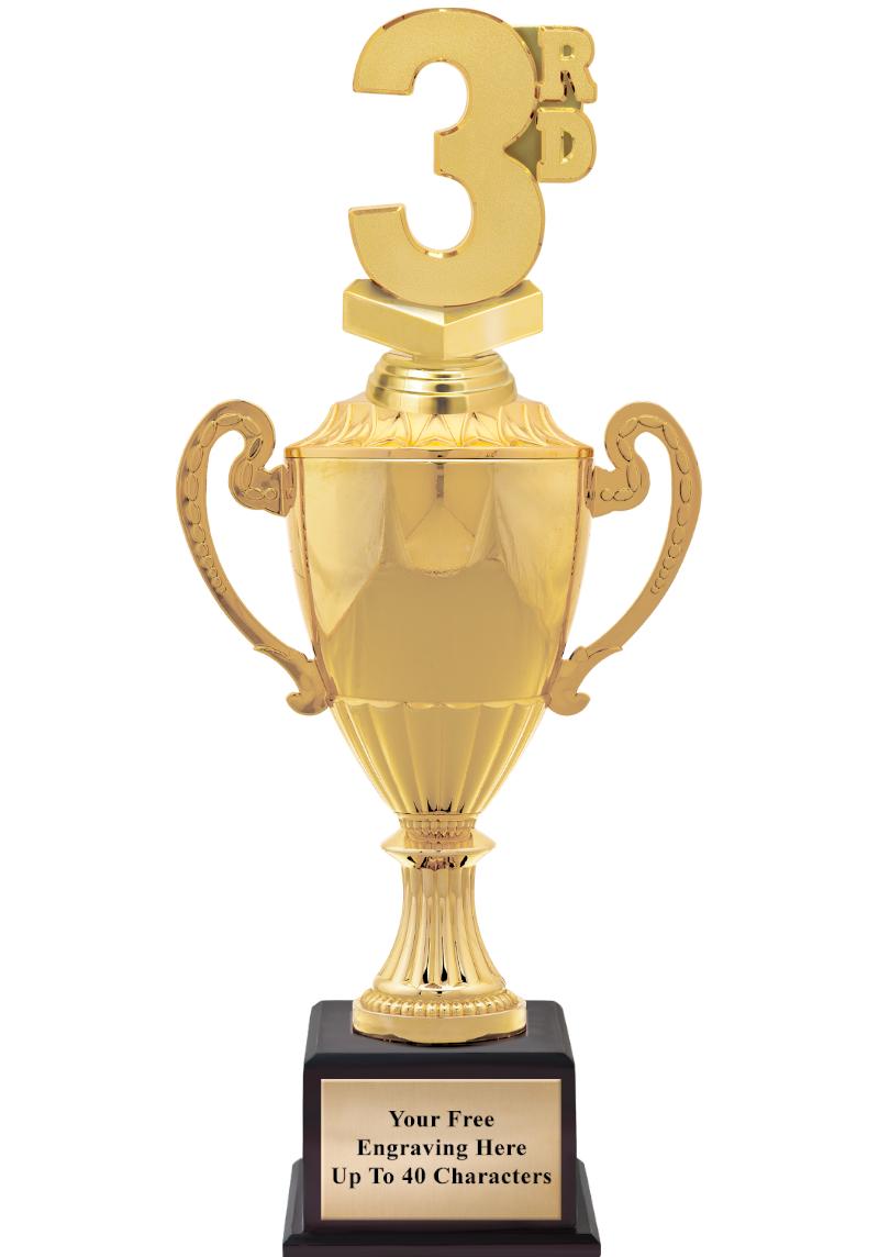 16 3/4" SOVEREIGN CUP W/FIGURE