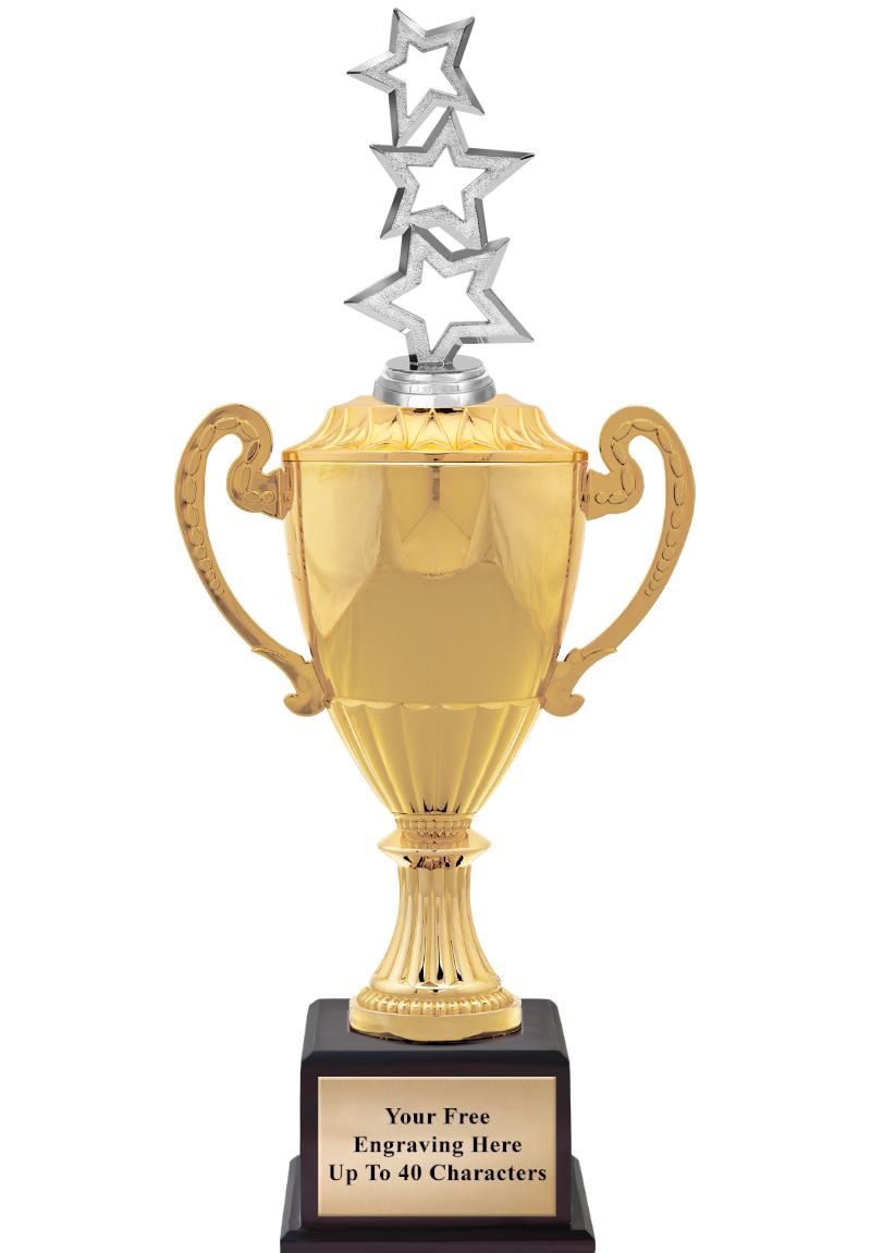 16 3/4" SOVEREIGN CUP W/FIGURE