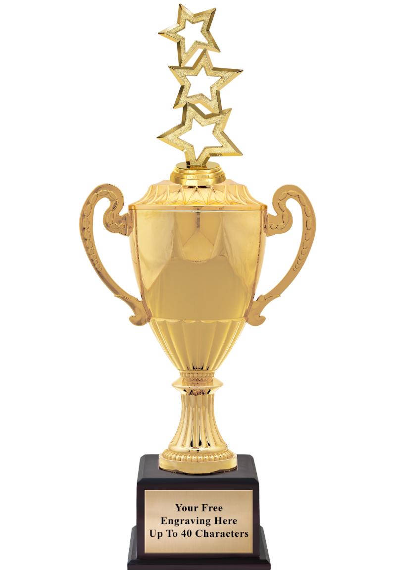 16 3/4" SOVEREIGN CUP W/FIGURE