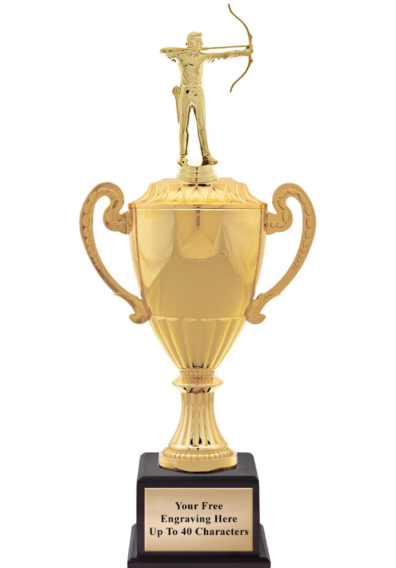 16 3/4" SOVEREIGN CUP W/FIGURE