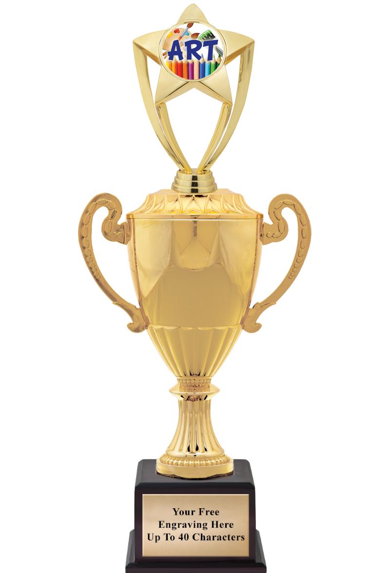 16 3/4" SOVEREIGN CUP W/FIGURE