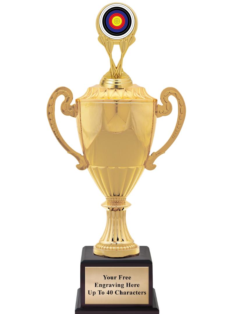 16 3/4" SOVEREIGN CUP W/FIGURE