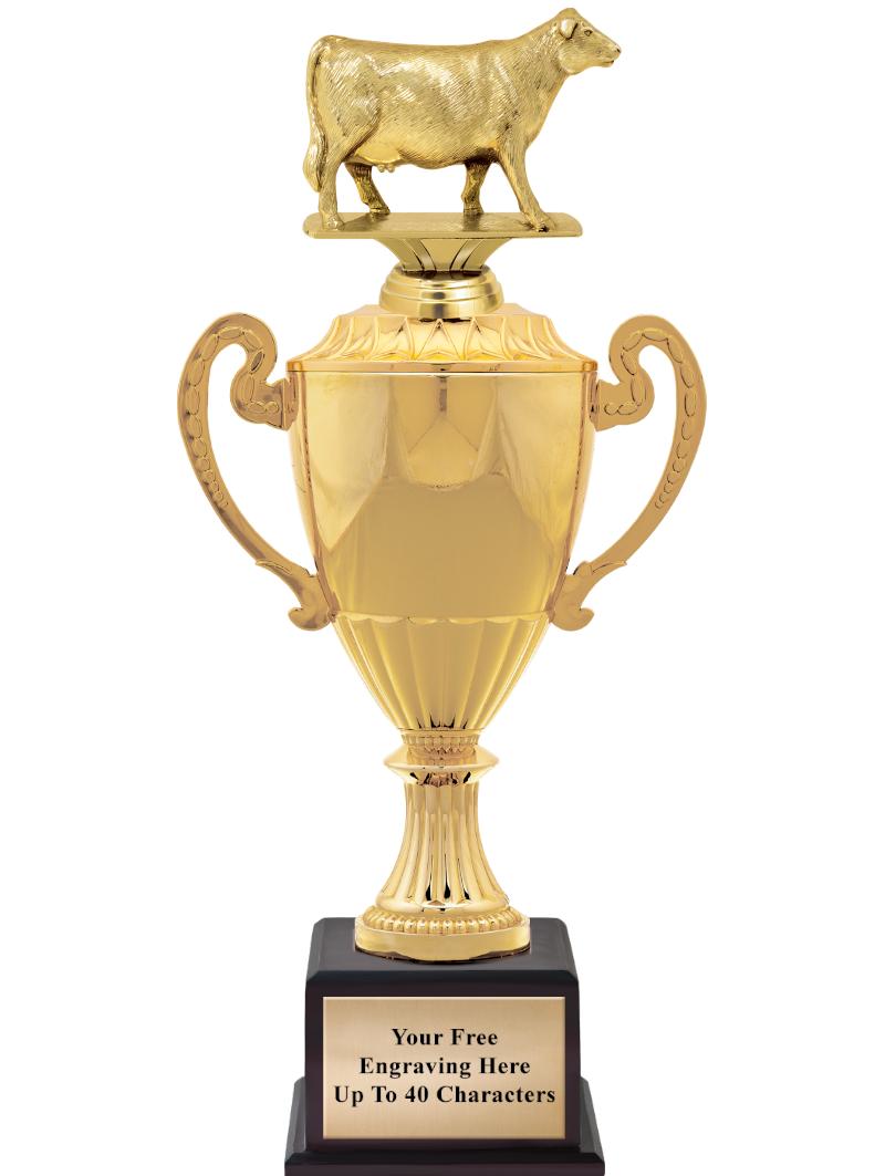 16 3/4" SOVEREIGN CUP W/FIGURE