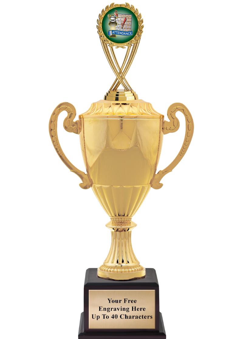 16 3/4" SOVEREIGN CUP W/FIGURE