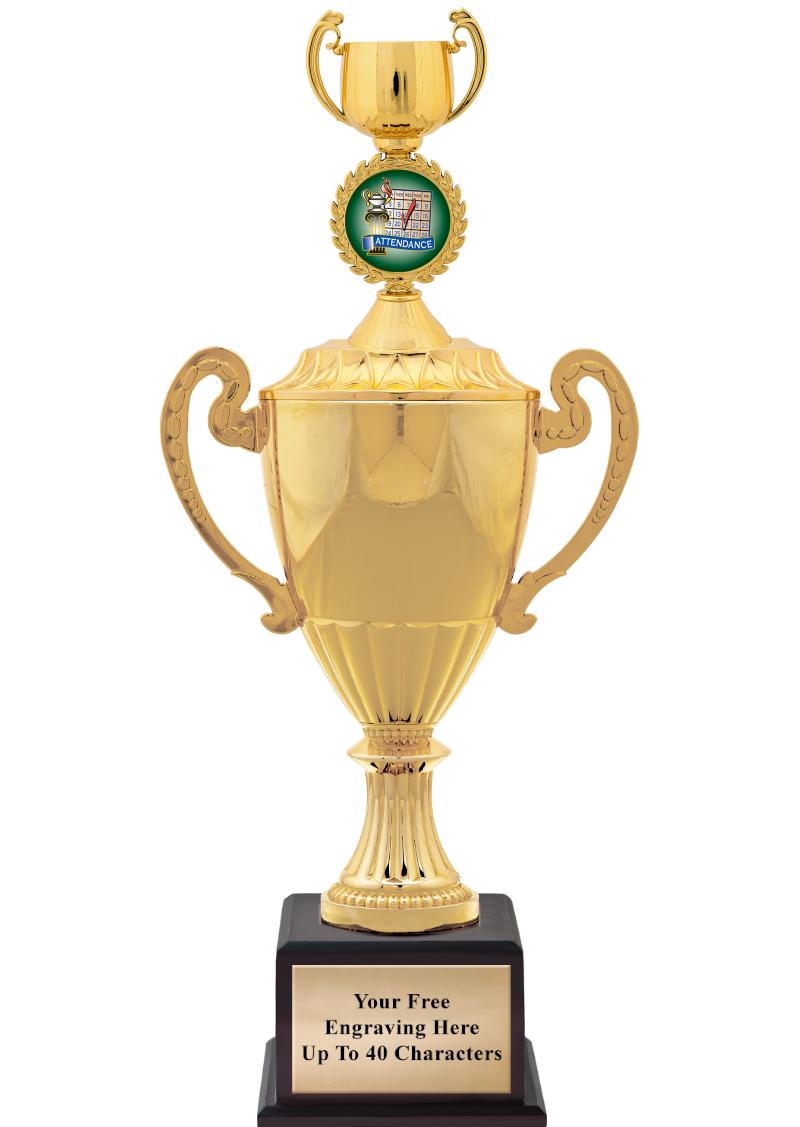 16 3/4" SOVEREIGN CUP W/FIGURE