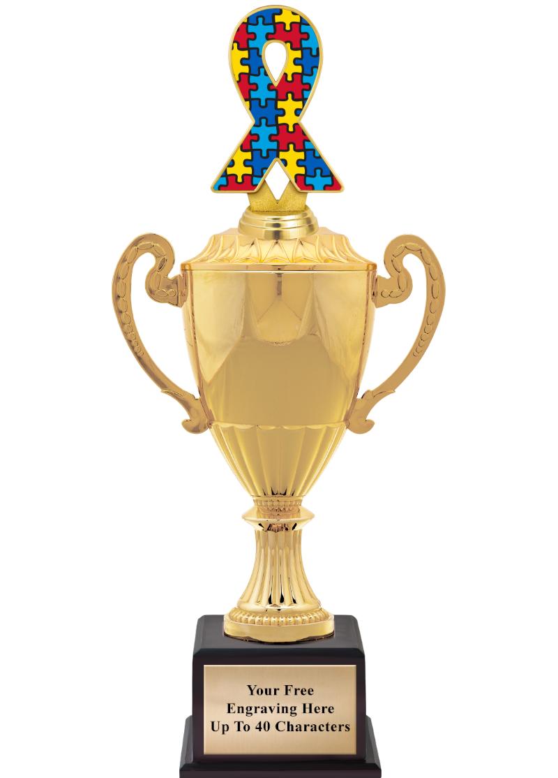 16 3/4" SOVEREIGN CUP W/FIGURE