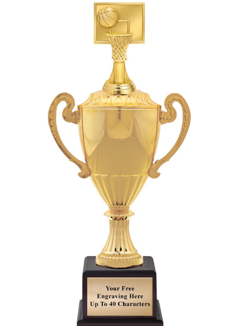 16 3/4" SOVEREIGN CUP W/FIGURE