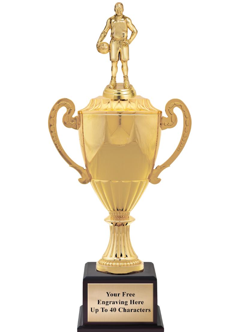 16 3/4" SOVEREIGN CUP W/FIGURE