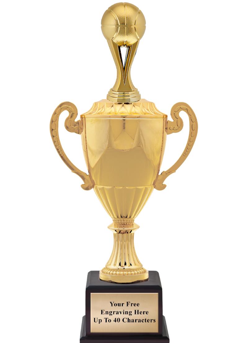 16 3/4" SOVEREIGN CUP W/FIGURE