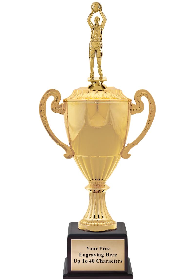 16 3/4" SOVEREIGN CUP W/FIGURE