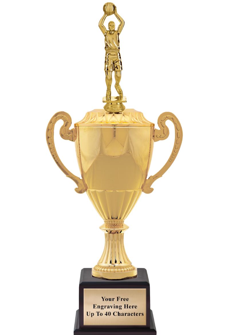 16 3/4" SOVEREIGN CUP W/FIGURE